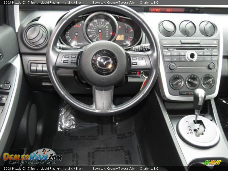 2009 Mazda CX-7 Sport Liquid Platinum Metallic / Black Photo #5