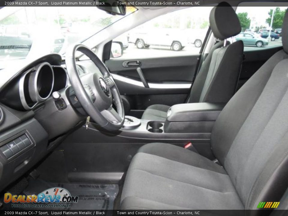 2009 Mazda CX-7 Sport Liquid Platinum Metallic / Black Photo #8
