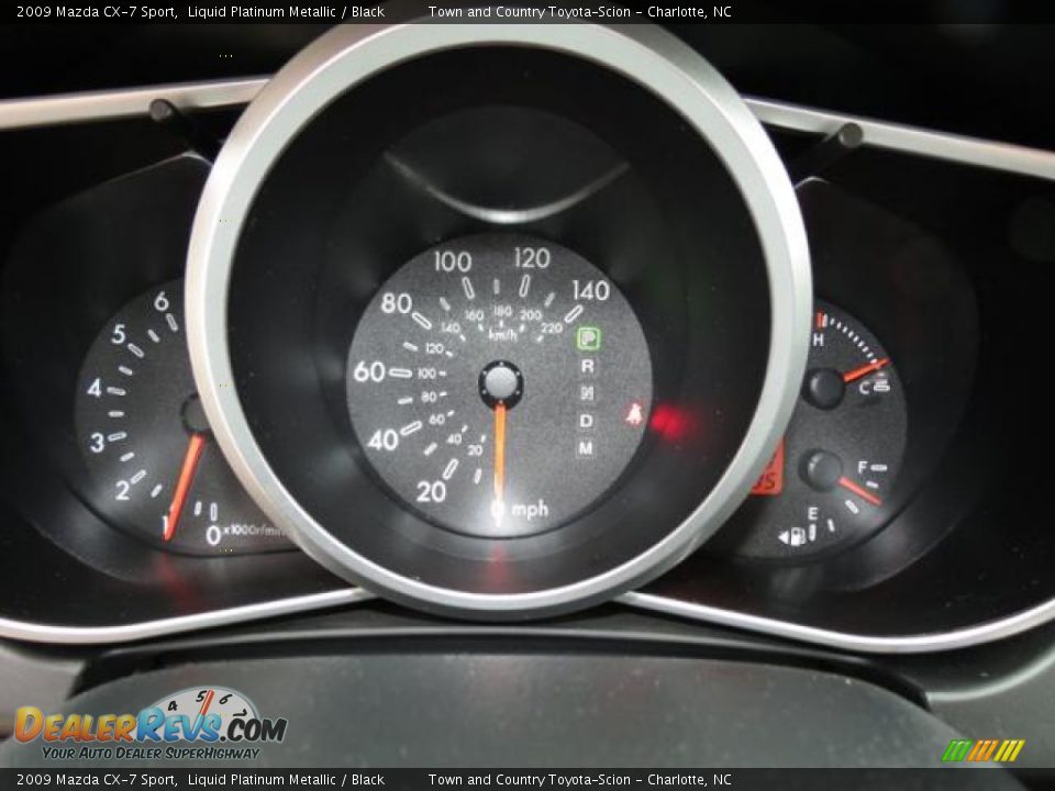 2009 Mazda CX-7 Sport Liquid Platinum Metallic / Black Photo #13