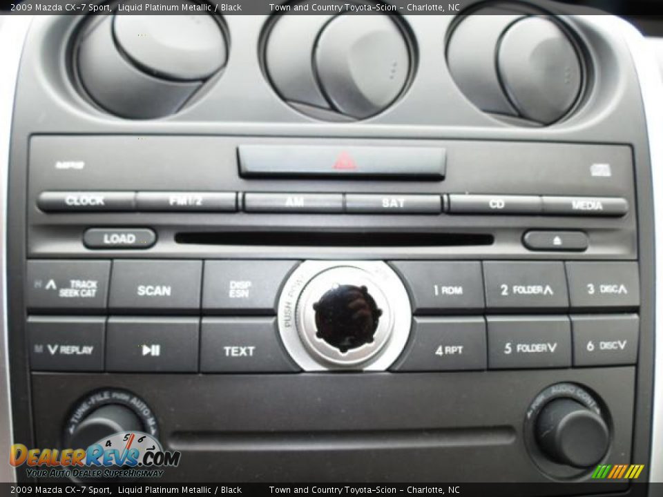 2009 Mazda CX-7 Sport Liquid Platinum Metallic / Black Photo #14