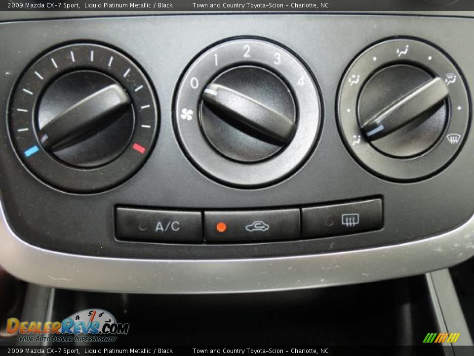 2009 Mazda CX-7 Sport Liquid Platinum Metallic / Black Photo #15