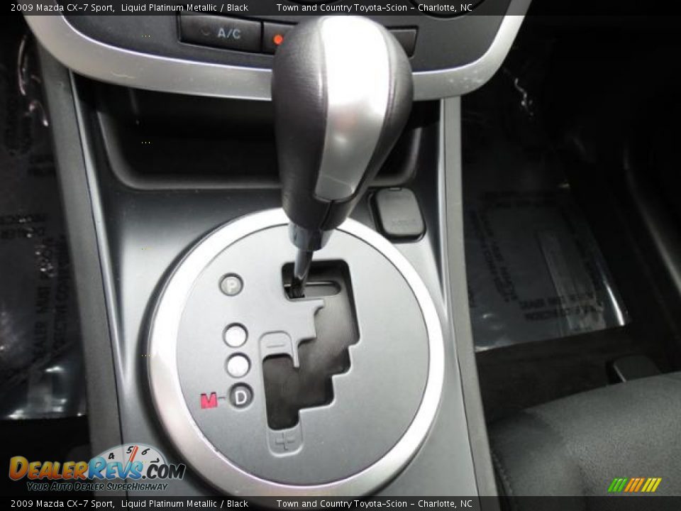 2009 Mazda CX-7 Sport Liquid Platinum Metallic / Black Photo #16