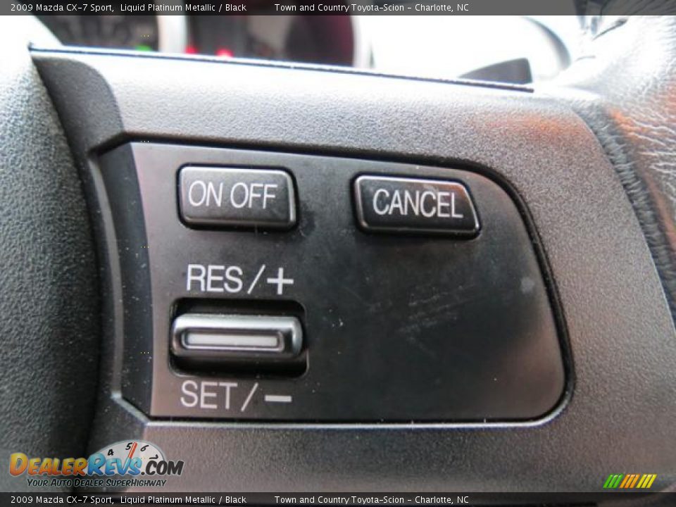 2009 Mazda CX-7 Sport Liquid Platinum Metallic / Black Photo #18