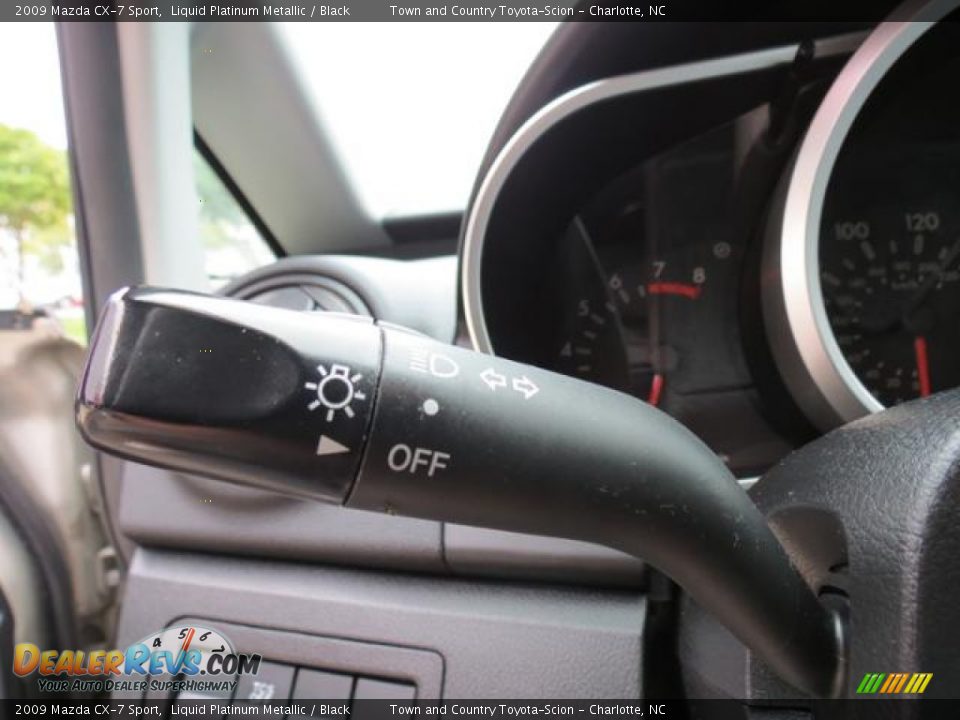 2009 Mazda CX-7 Sport Liquid Platinum Metallic / Black Photo #19