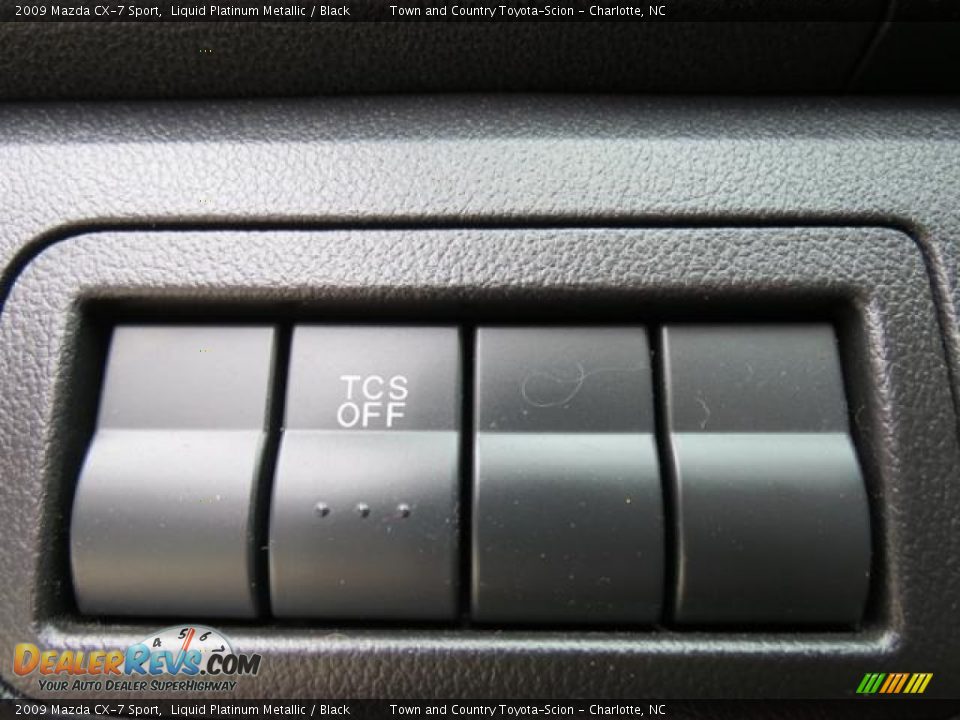 2009 Mazda CX-7 Sport Liquid Platinum Metallic / Black Photo #21