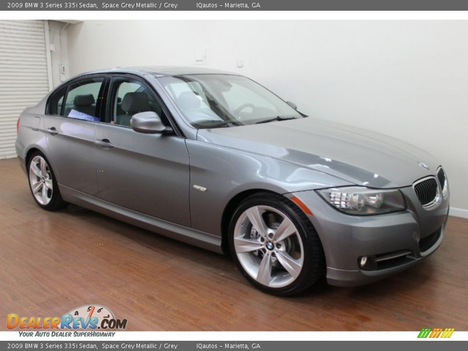 2009 BMW 3 Series 335i Sedan Space Grey Metallic / Grey Photo #2