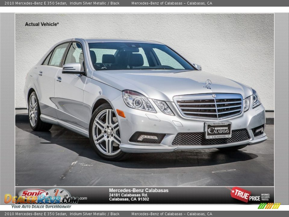 2010 Mercedes-Benz E 350 Sedan Iridium Silver Metallic / Black Photo #1