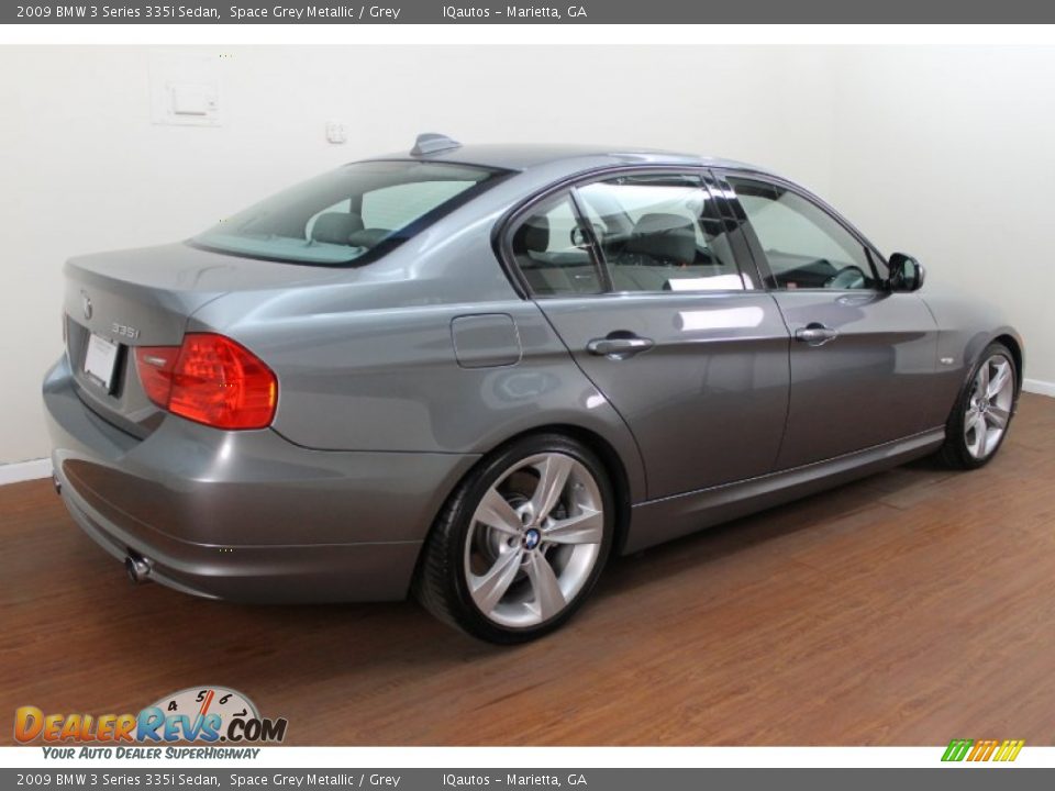 2009 BMW 3 Series 335i Sedan Space Grey Metallic / Grey Photo #3