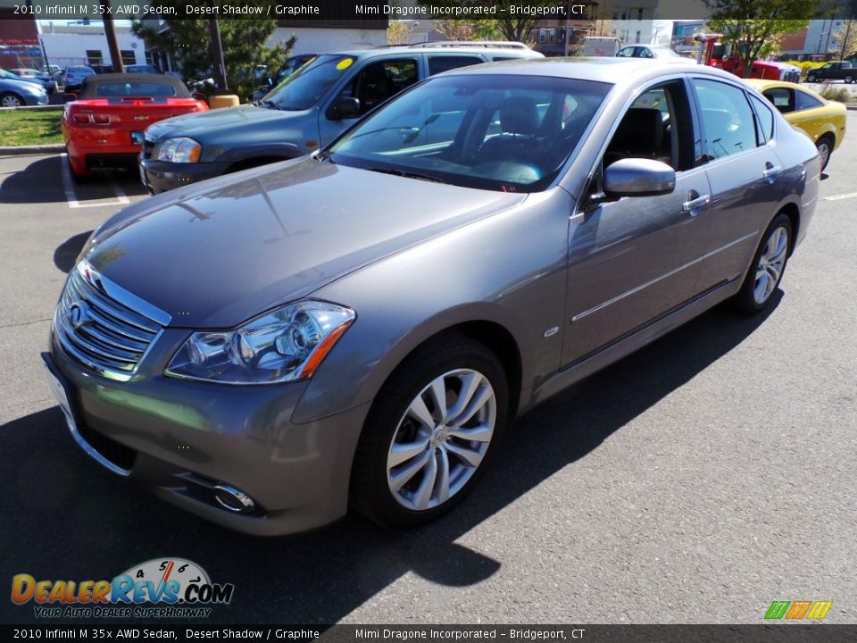 2010 Infiniti M 35x AWD Sedan Desert Shadow / Graphite Photo #1