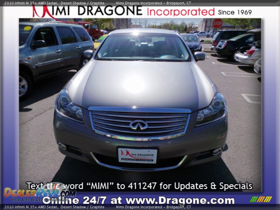 2010 Infiniti M 35x AWD Sedan Desert Shadow / Graphite Photo #2