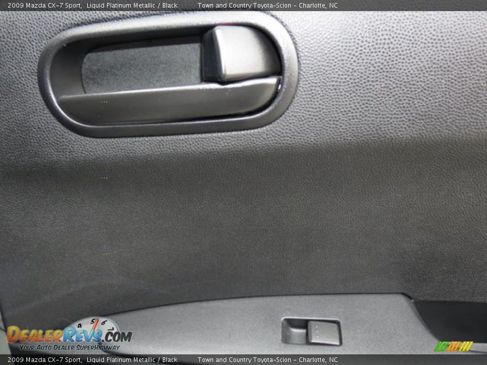 2009 Mazda CX-7 Sport Liquid Platinum Metallic / Black Photo #26