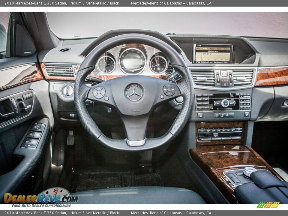 2010 Mercedes-Benz E 350 Sedan Iridium Silver Metallic / Black Photo #4