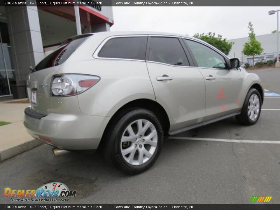 2009 Mazda CX-7 Sport Liquid Platinum Metallic / Black Photo #29