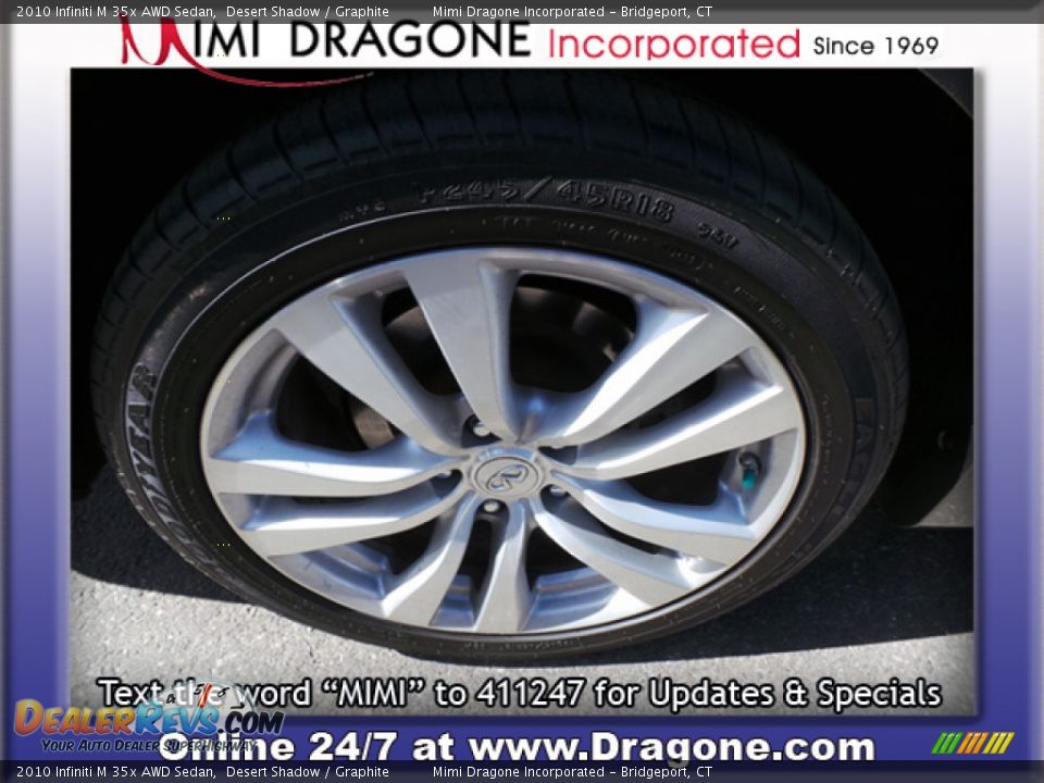 2010 Infiniti M 35x AWD Sedan Desert Shadow / Graphite Photo #7