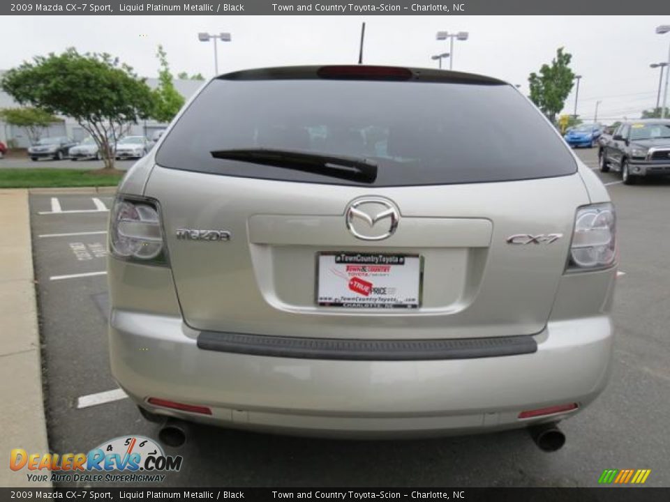 2009 Mazda CX-7 Sport Liquid Platinum Metallic / Black Photo #30