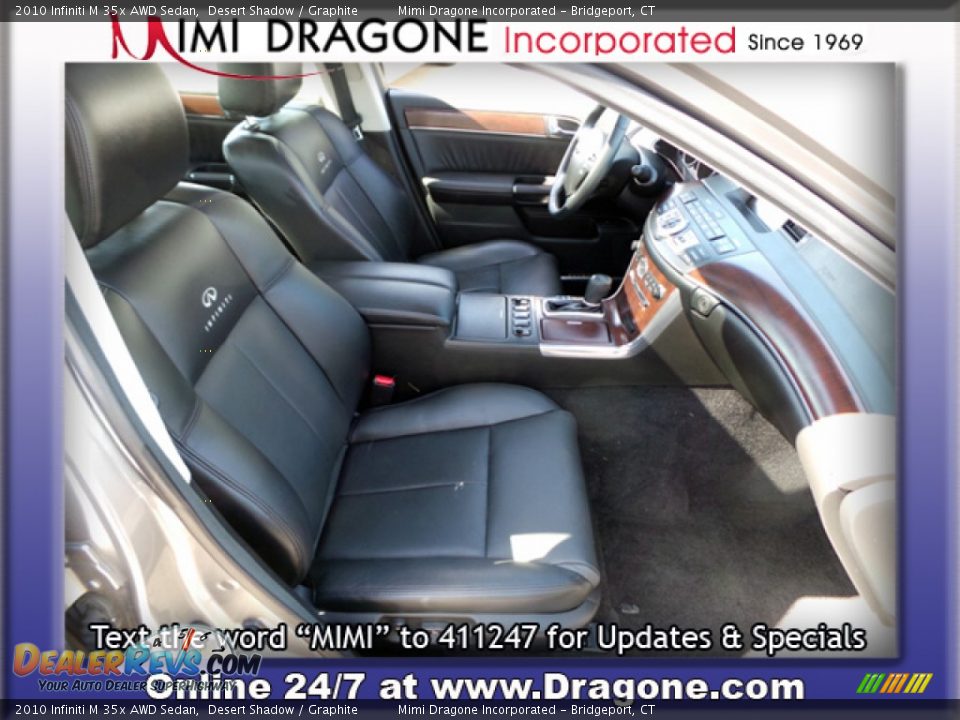 2010 Infiniti M 35x AWD Sedan Desert Shadow / Graphite Photo #9
