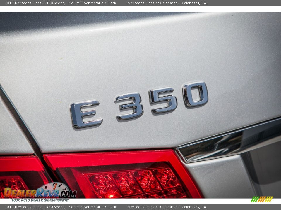 2010 Mercedes-Benz E 350 Sedan Iridium Silver Metallic / Black Photo #7
