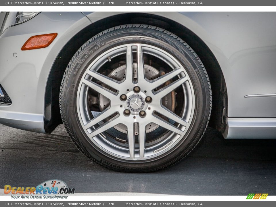 2010 Mercedes-Benz E 350 Sedan Iridium Silver Metallic / Black Photo #8