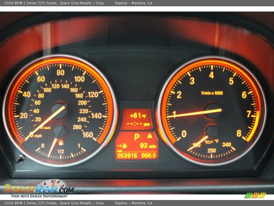 2009 BMW 3 Series 335i Sedan Gauges Photo #15