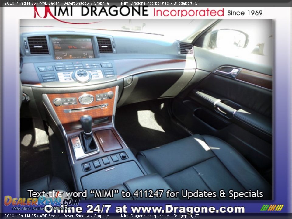 2010 Infiniti M 35x AWD Sedan Desert Shadow / Graphite Photo #11