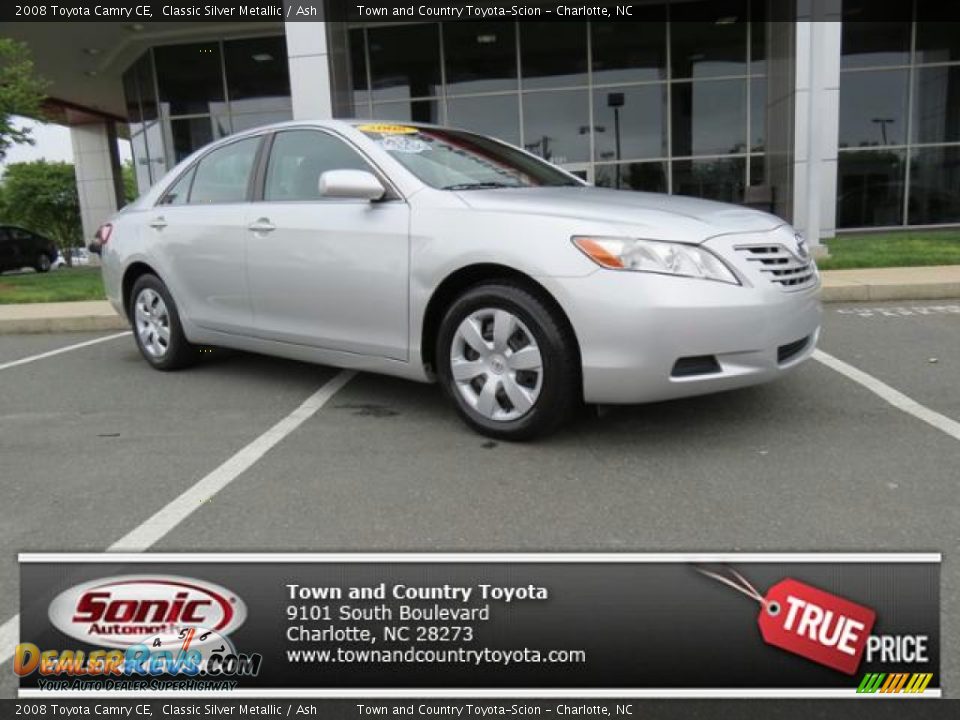 2008 Toyota Camry CE Classic Silver Metallic / Ash Photo #1