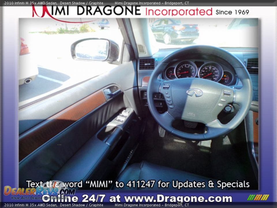 2010 Infiniti M 35x AWD Sedan Desert Shadow / Graphite Photo #12