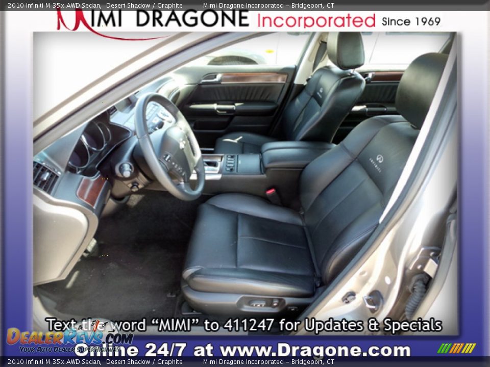 2010 Infiniti M 35x AWD Sedan Desert Shadow / Graphite Photo #13