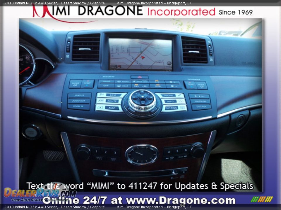 2010 Infiniti M 35x AWD Sedan Desert Shadow / Graphite Photo #16