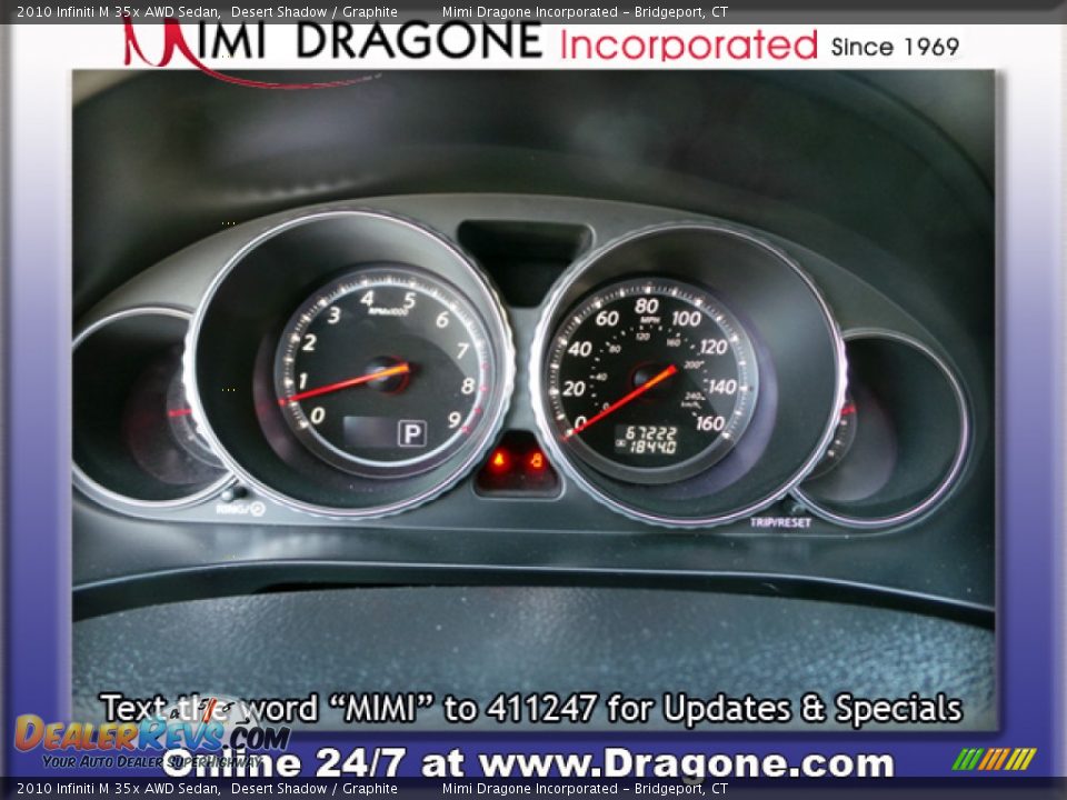2010 Infiniti M 35x AWD Sedan Desert Shadow / Graphite Photo #17