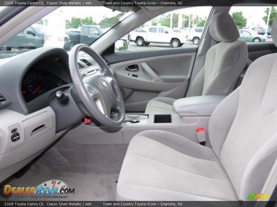 2008 Toyota Camry CE Classic Silver Metallic / Ash Photo #8