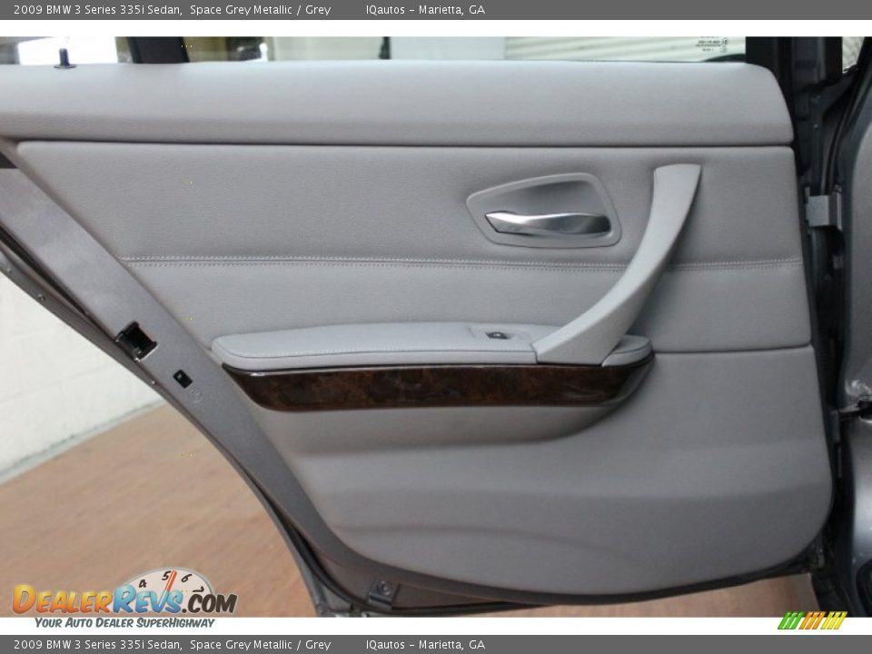 2009 BMW 3 Series 335i Sedan Space Grey Metallic / Grey Photo #25