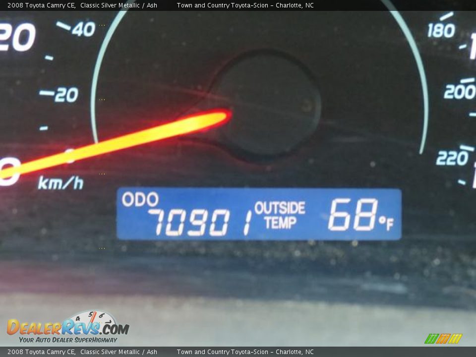 2008 Toyota Camry CE Classic Silver Metallic / Ash Photo #12