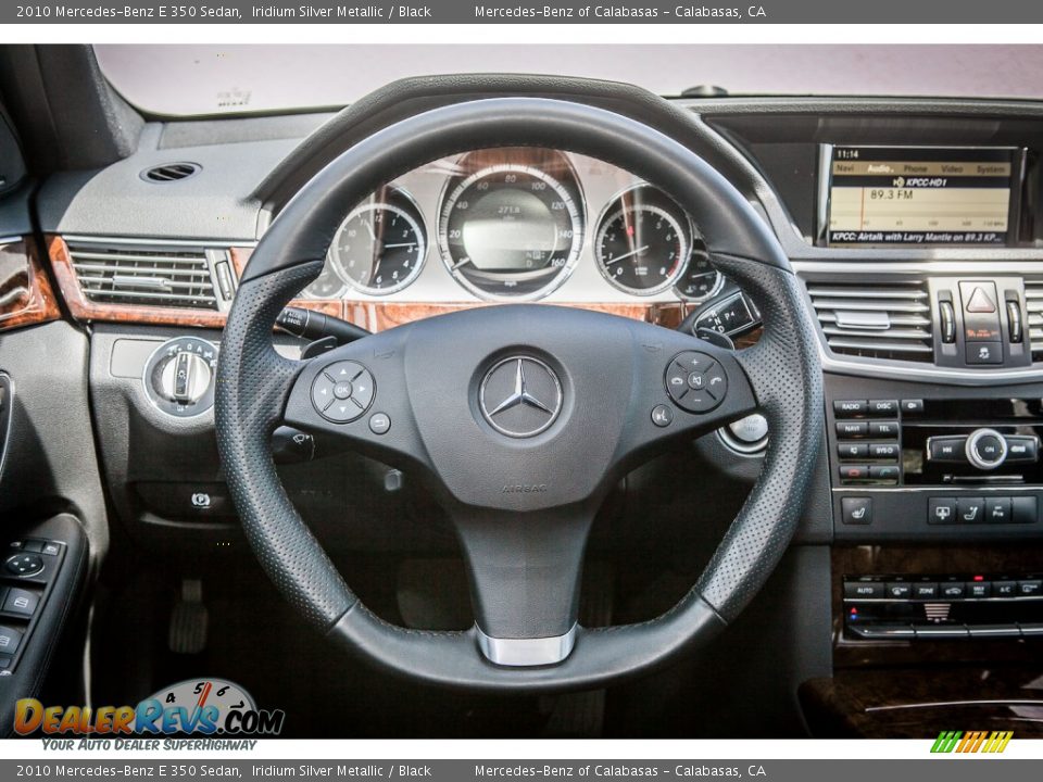 2010 Mercedes-Benz E 350 Sedan Iridium Silver Metallic / Black Photo #14