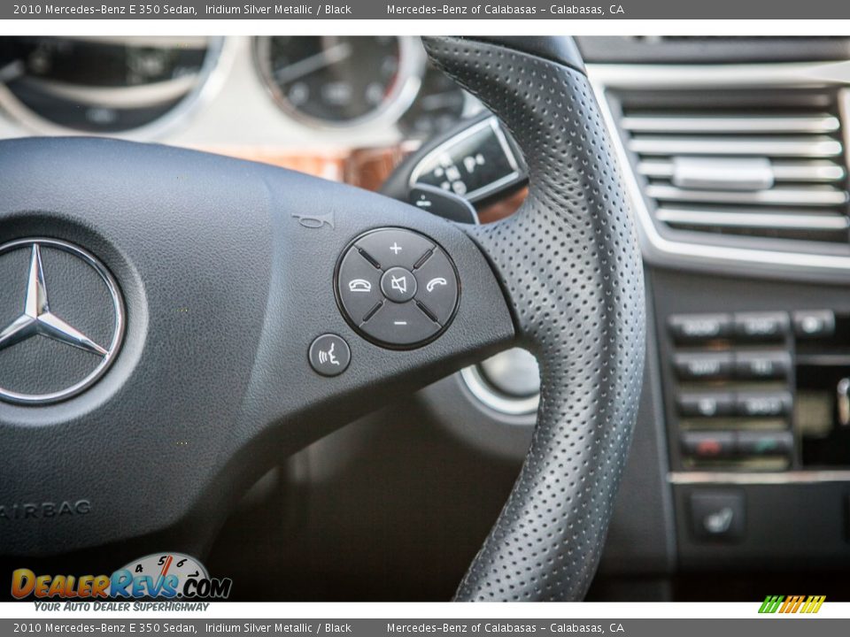 2010 Mercedes-Benz E 350 Sedan Iridium Silver Metallic / Black Photo #15