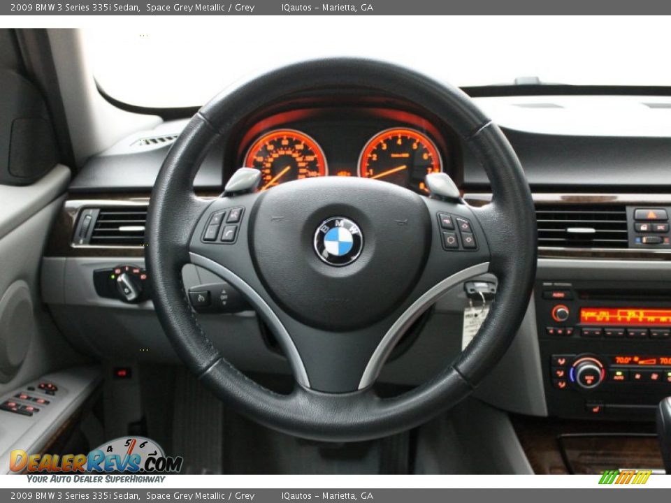2009 BMW 3 Series 335i Sedan Steering Wheel Photo #29