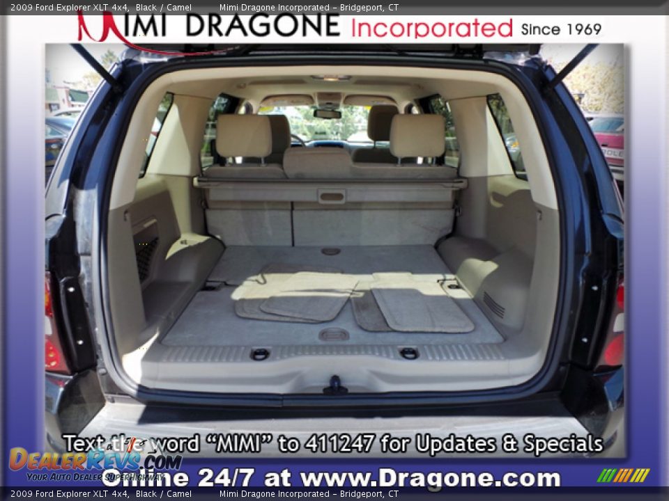 2009 Ford Explorer XLT 4x4 Black / Camel Photo #6