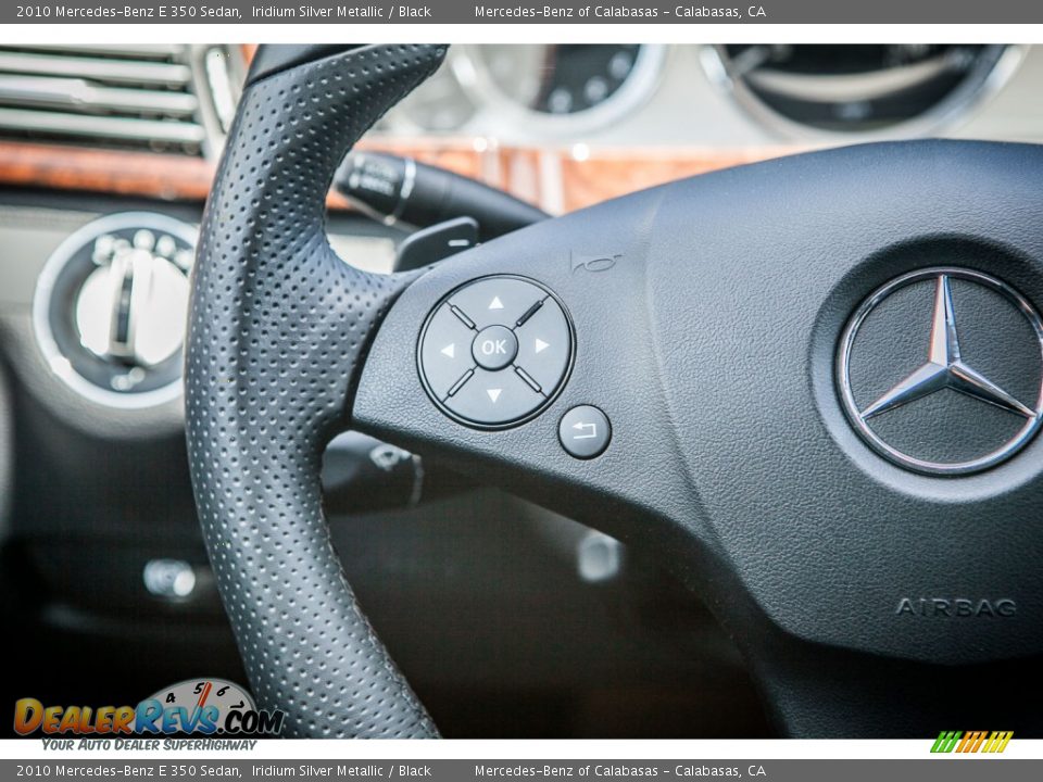 2010 Mercedes-Benz E 350 Sedan Iridium Silver Metallic / Black Photo #16