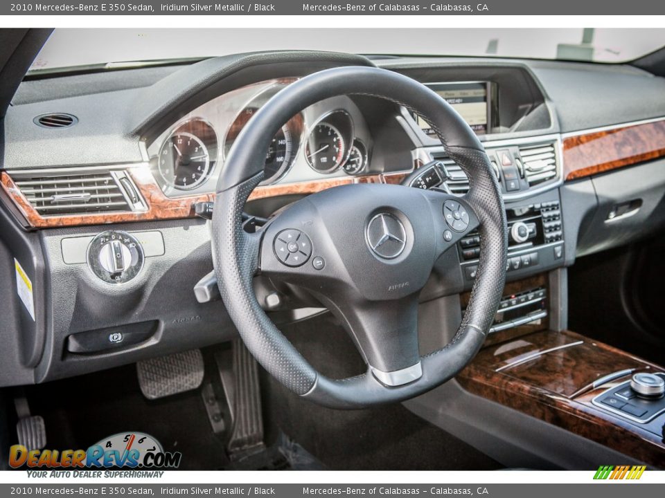 2010 Mercedes-Benz E 350 Sedan Iridium Silver Metallic / Black Photo #17