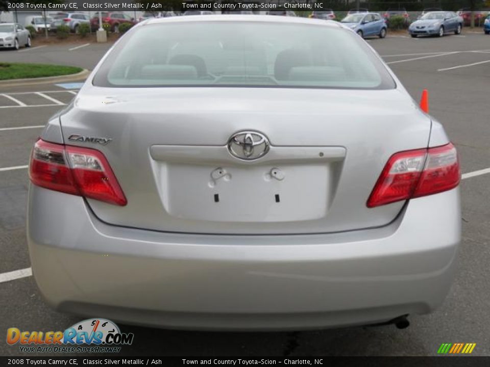 2008 Toyota Camry CE Classic Silver Metallic / Ash Photo #30