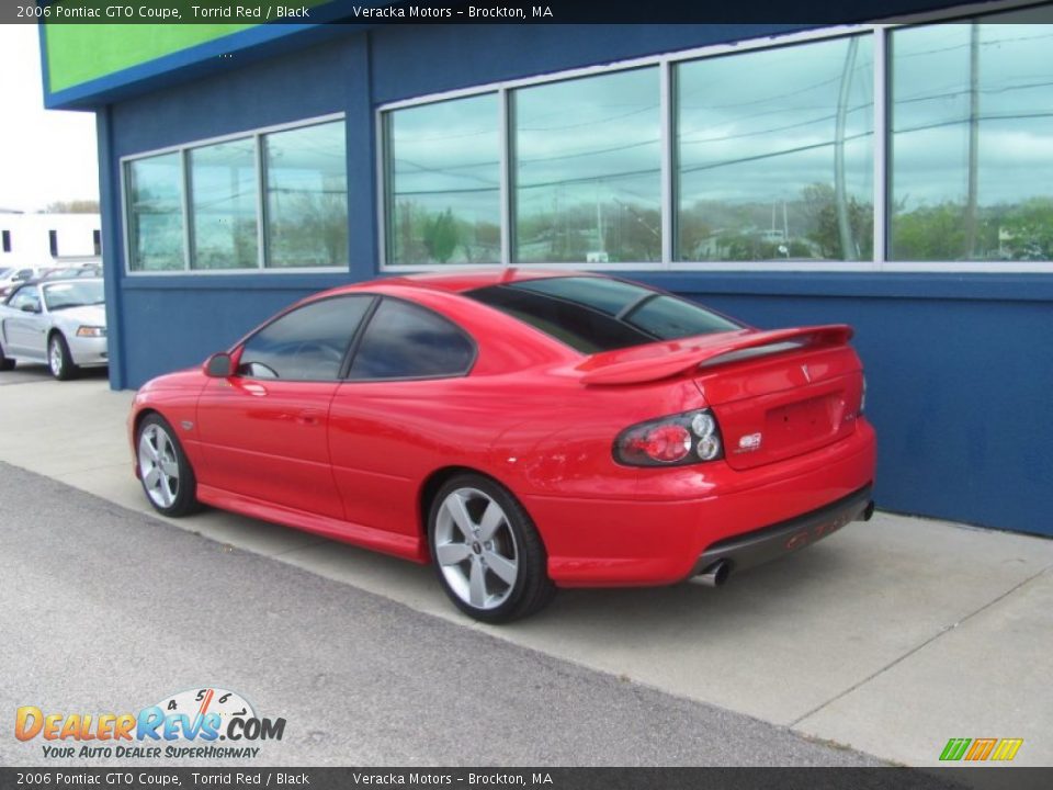 2006 Pontiac GTO Coupe Torrid Red / Black Photo #4