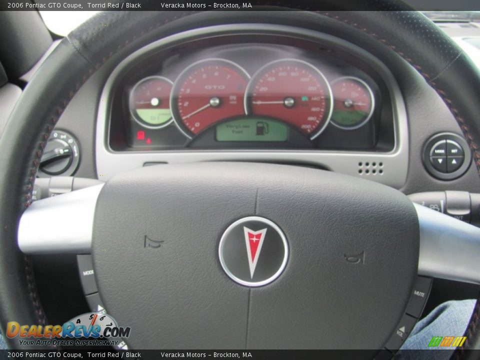2006 Pontiac GTO Coupe Torrid Red / Black Photo #6