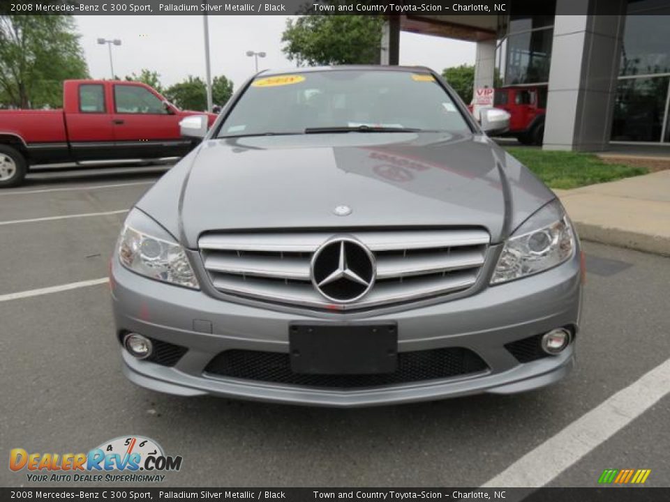 2008 Mercedes-Benz C 300 Sport Palladium Silver Metallic / Black Photo #2