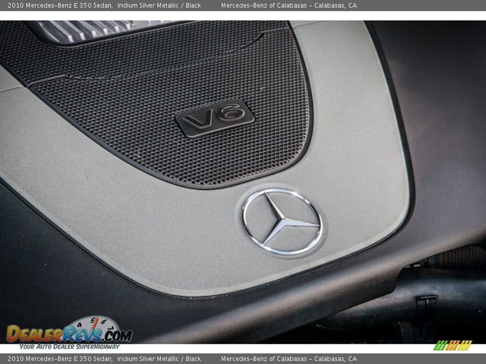 2010 Mercedes-Benz E 350 Sedan Iridium Silver Metallic / Black Photo #25