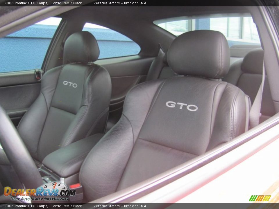 2006 Pontiac GTO Coupe Torrid Red / Black Photo #8