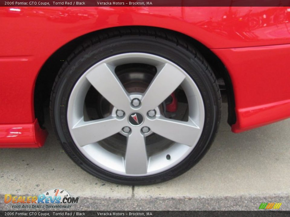 2006 Pontiac GTO Coupe Torrid Red / Black Photo #9