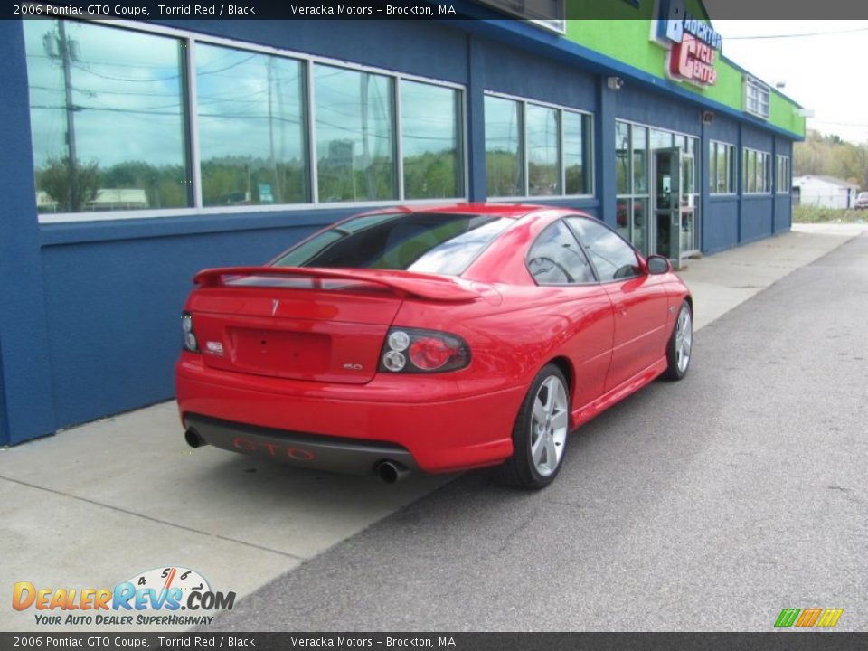 2006 Pontiac GTO Coupe Torrid Red / Black Photo #10