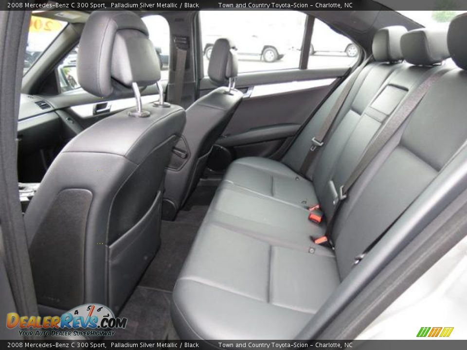 2008 Mercedes-Benz C 300 Sport Palladium Silver Metallic / Black Photo #6