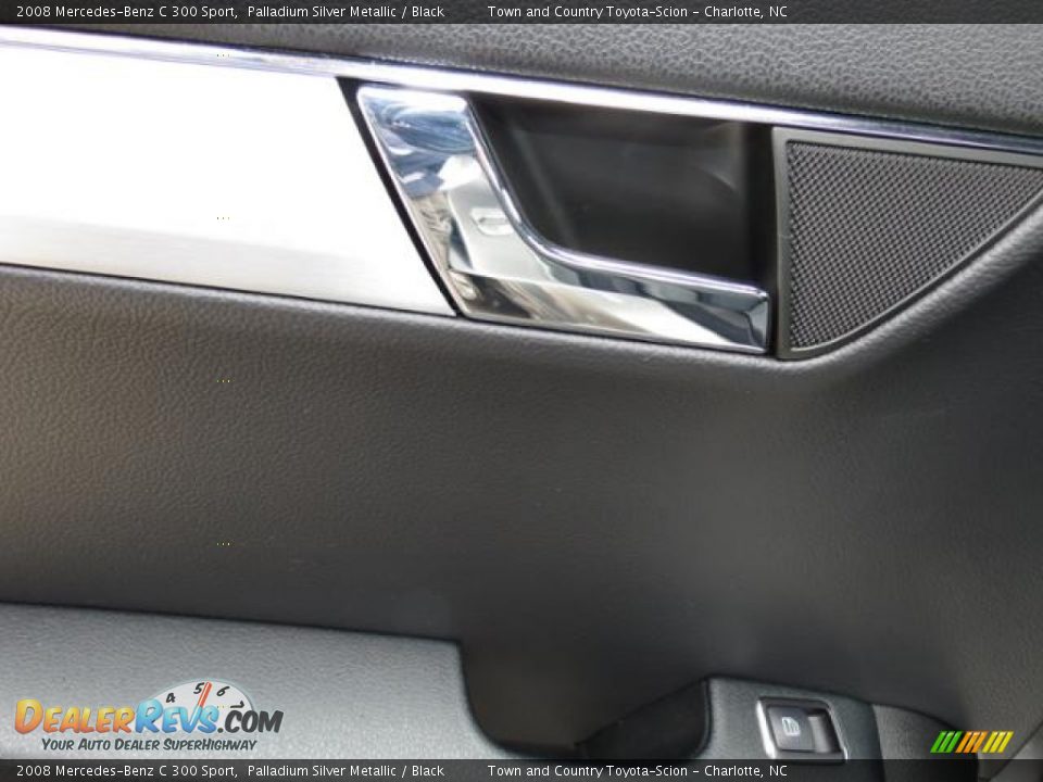 2008 Mercedes-Benz C 300 Sport Palladium Silver Metallic / Black Photo #7
