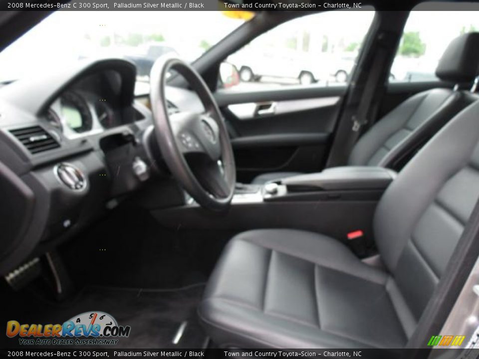 2008 Mercedes-Benz C 300 Sport Palladium Silver Metallic / Black Photo #8