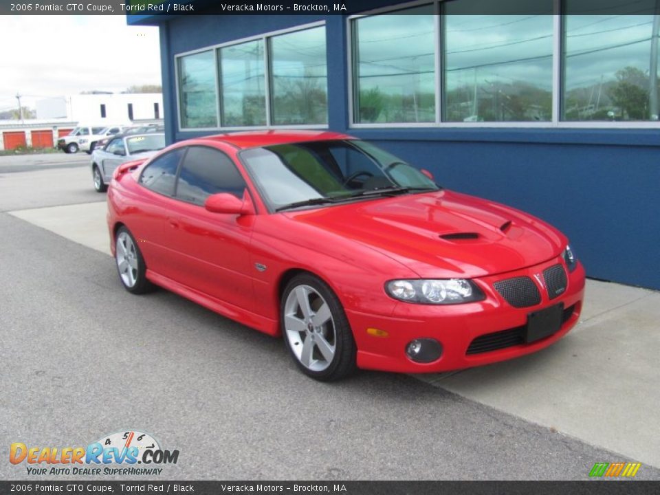 2006 Pontiac GTO Coupe Torrid Red / Black Photo #12